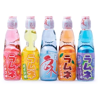 NƯỚC GIẢI KHÁT RAMUNE TRUYỀN THỐNG NHẬT BẢN 200ML TỔNG HỢP ĐỦ VỊ