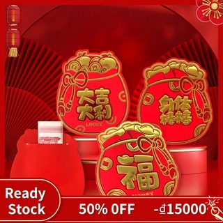 Set 1 / 6 Bao Lì Xì Đỏ May Mắn Cho Năm Mới 2024