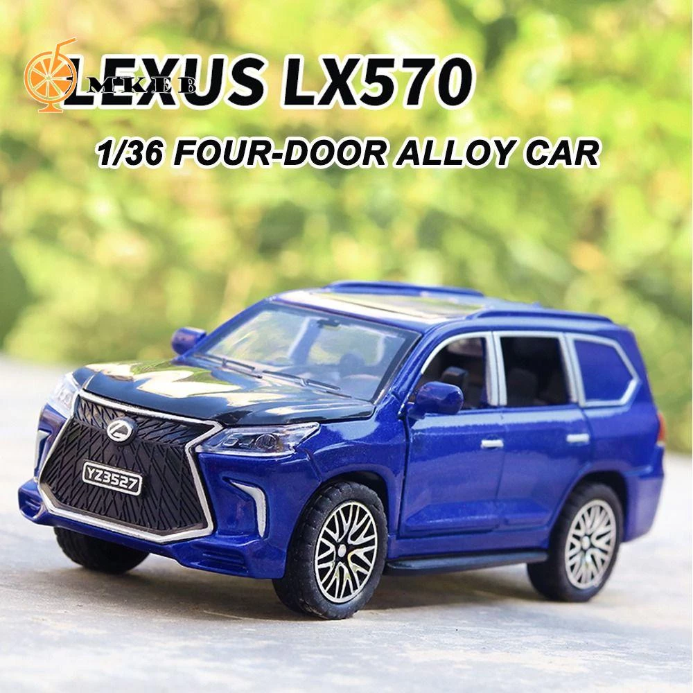 Mkeb Mô Hình Xe Hơi 4 Cửa Mini Lexus Lx570 Bằng Hợp Kim Phong Cách Retro Tỉ Lệ 1 / 36