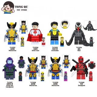 Siêu Anh Hùng Minifigures Wolverine Khối Xây Dựng Bộ Sưu Tập Búp Bê Mô Hình Quà Tặng Sinh Nhật Đồ Chơi