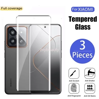 Full Cover Kính Cường Lực Cong Cho Xiaomi 14 Pro 5G Ultra 2023 Bảo Vệ Màn Hình Cho Mi14 14Pro Mi 14 14Ultra Edge Phim Bảo Vệ