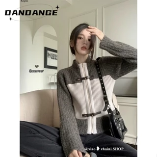 Áo khoác len DANDANGE A91K76J37Z230914 thời trang Hàn Quốc đơn giản 