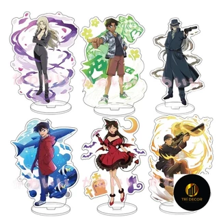 Mô hình Standee Anime Conan Akai Shuichi Kudou Shinichi Mouri Kogorou sdgvs Phụ kiện trang trí để bàn góc học tập