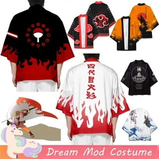 Áo Choàng Kimono Hóa Trang Nhân Vật Anime Naruto Tokyo Samurai Bằng Cotton Mềm Mại Kích Thước Lớn Cho Nam