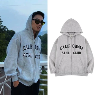 Kpop SEVENTEEN Mingyu CALIFORNIA Nam / Nữ ZIP Áo Thiết Kế Viện Trợ Quần Áo Cùng Áo Unisex Dạo Phố Áo Khoác Áo Top