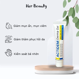 Gel giảm mụn dưỡng ẩm ACTIDEM Derma Gel 18gr