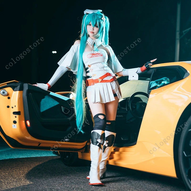 Áo Choàng Trắng Hóa Trang Nhân Vật hatsune miku