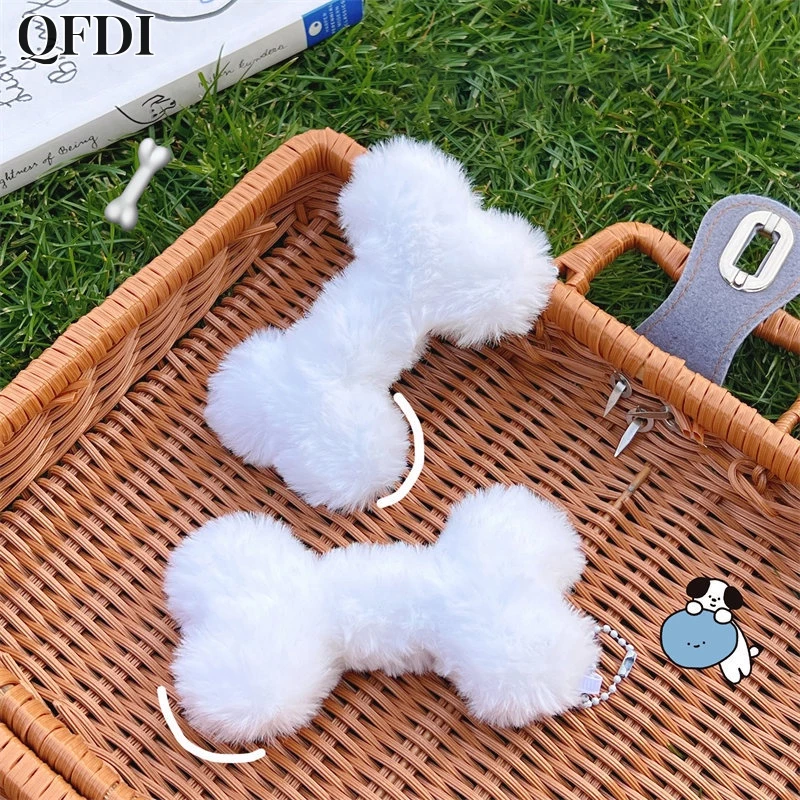 QFDI Búp Bê Hình Khúc Xương Cún Con Dễ Thương Sáng Tạo Hợp Thời Trang Dành Cho Cặp Đôi Đi Học