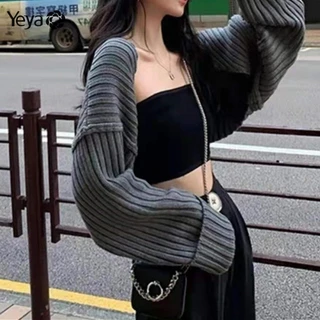 Áo Khoác cardigan Dệt Kim Thiết Kế Đơn Giản Thời Trang Thu Đông Cho Nữ