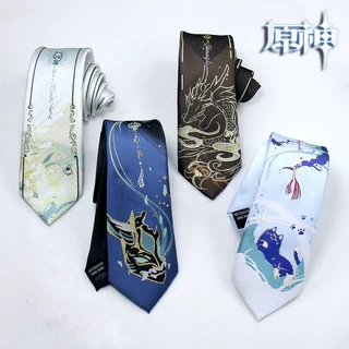 Genshin Impact Cosplay Tie của Xiao Scaramouche Zhongli và trang phục đặc biệt của họ NSFS
