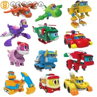 Adames Đồ Chơi Mô Hình Robot Biến Hình Xe Hơi Khủng Long / Sếu Khủng Long Tiến Sĩ gogo dino Làm Quà Tặng Sinh Nhật