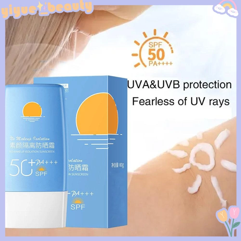 Kem Chống Nắng spf50 + Dưỡng Ẩm Kiềm Dầu Làm Trắng Da Chống Lão Hóa 60g hb