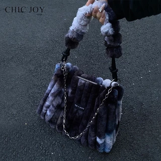 Chic joy Túi Đeo Chéo Một Bên Vai Bằng Vải Bông Sức Chứa Nhỏ Đa Năng instagram Và Đơn Giản Có Dây Xích Hàn Quốc Cho Nữ