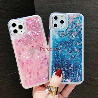 Xiaomi Redmi 12C 10A 9 9A 9C 9T Note 13 Pro 12 Pro + 5G 11 11S 10 10S 9S Điện thoại Bling Lấp Lánh Nước Lỏng Dạ Quang Quicksand Cover