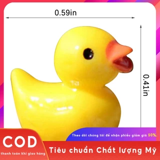 Set 10 Tượng Vịt Con Mini Dễ Thương Dùng Để Trang Trí Tiểu Cảnh