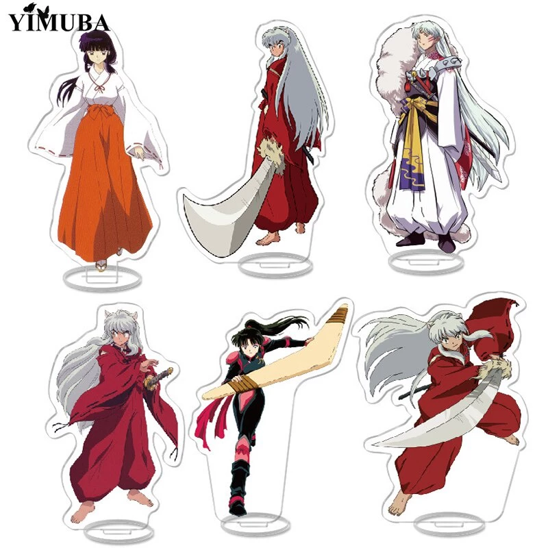 Mô hình Standee Cool Inuyasha Figure Sesshoumaru Acrylic để bàn tượng nhựa acrylic trong suốt Phụ kiện trang trí