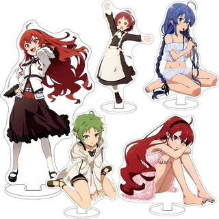 Mô hình Standee Mushoku Tensei Jobless Reincarnation Anime Acrylic Roxy Migurdia Phụ kiện trang trí để bàn góc học tập