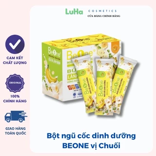 Bột ngũ cốc dinh dưỡng BEONE vị Chuối chính hãng 20 gói 30g, Làm đẹp vóc dáng, Hương vị thơm ngon dễ uống, luhacosmetics