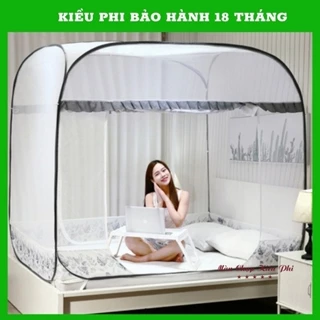 Mùng chụp tự bung có viền chân