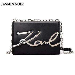 Túi Đeo Chéo Vai jasmin noir Bằng Da pu Dây Xích Thời Trang Giản Dị Dành Cho Nữ