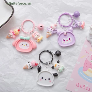 Móc Khóa Hình sanrio my melody kuromi hello kitty Dễ Thương