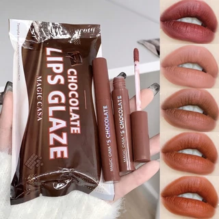 Bộ 5 chiếc MAGIC CASA Bộ sô cô la Matte Lip Glaze