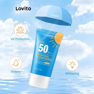 Kem chống nắng Lovito LAIKOU SPF 50 PA+++ làm sáng tông màu da dịu nhẹ cho nữ LBT01008