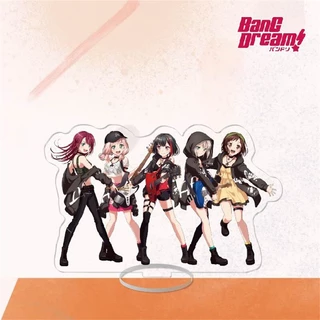 Mô hình Standee BanG Dream! Group Cute Anime Afterglow Roselia Morfonica để bàn tượng nhựa acrylic trong suốt