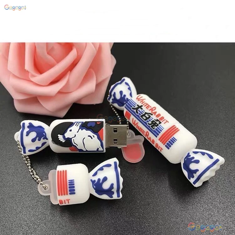 Usb 2.0 Dung Lượng Lớn 1gb 8gb 16gb 32gb 64gb 128gb Màu Trắng Hình Thỏ Dễ Thương