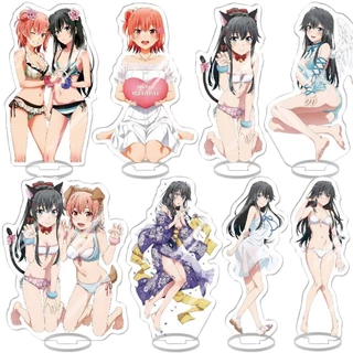 Mô hình Standee My Teen Romantic Comedy SNAFU Yukino Yukinoshita y Yui IsshiIroha Phụ kiện trang trí để bàn góc học tập