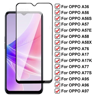 Kính Cường Lực 9d Bảo Vệ Màn Hình Cho oppo a36 a56 a57 a57e a58 a58x a76 a17 a17 k a77 a95 a96 a97