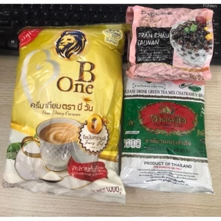 [SALE] COMBO TRÀ SỮA  TRUYỀN THỐNG( Trà +Bột  kem béo 1kg+trân châu 1kg) - Trang Minh Mart