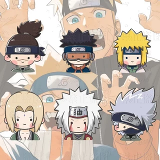 Ghim Cài Áo acrylic Họa Tiết Hoạt Hình naruto Dễ Thương