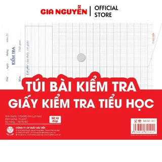 Gia Nguyễn -  HẢI TIẾN Giấy kiểm tra tiểu học (50 tờ/túi KB) Lốc 2 túi