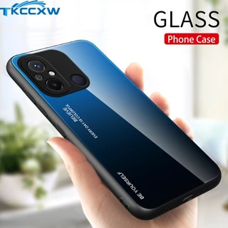 Ốp Điện Thoại Kiểu Kính Cường Lực Cho redmi 12 12c 10c 10 prime note 11 pro 11s