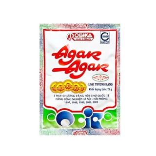 Bột rau câu giòn Agar Robika Hải Long 25g