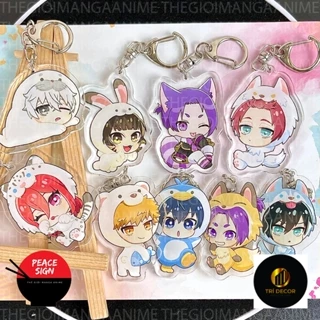 Móc khóa BLUE LOCK ver SỞ THÚ in hình anime chibi mica trong acrylic keyring dễ thương nagi bachira sae reo isagi