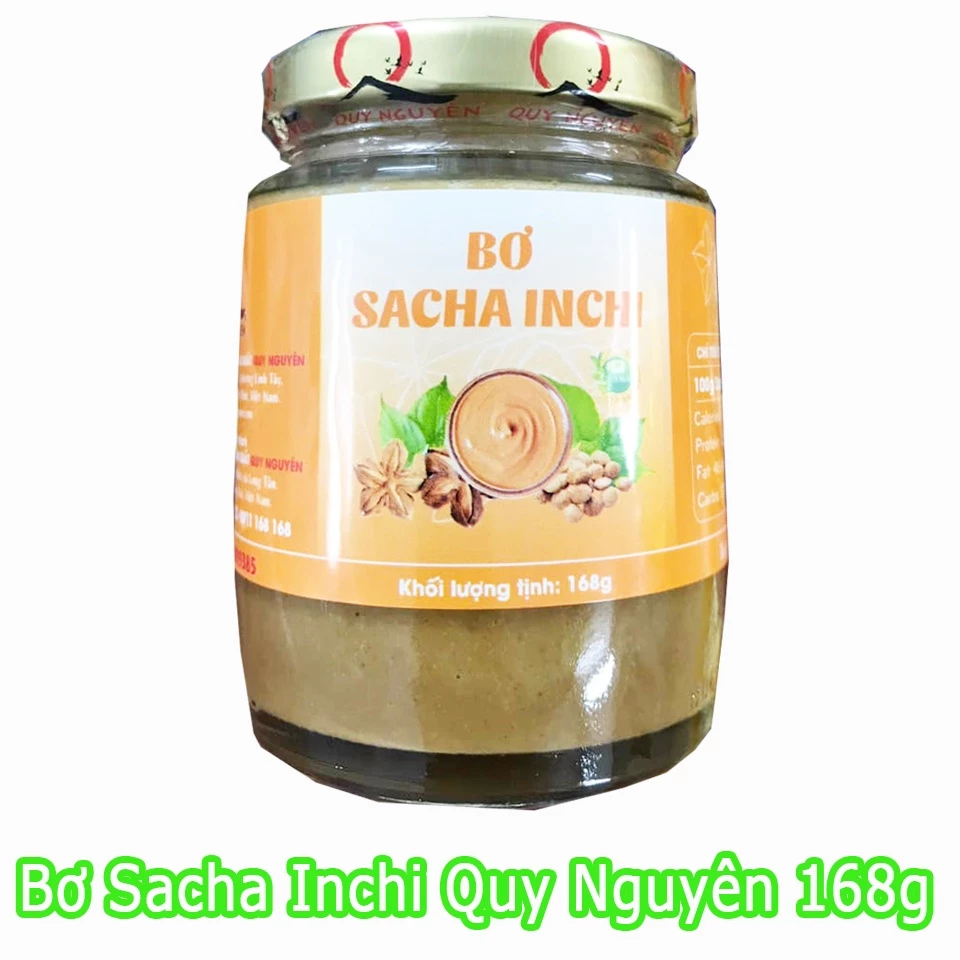 Bơ Sacha Inchi Quy Nguyên 168g