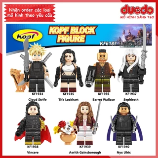 Minifigures nhân vật trong FINAL FANTASY - Đồ chơi Lắp ghép Xếp hình Mini Mô hình Kopf KF6187