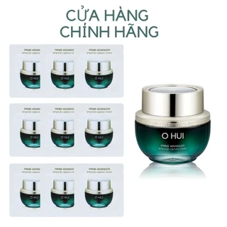 [1 Gói] Gói Sample Kem Ohui Dưỡng Trắng và Căng Bóng Da OHUI Prime Advancer Ampoule Capture Cream 1ml