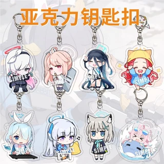 Móc khóa Blue Archive Anime Keychain Women Saiba Midori Arona Sunaokami Shiroko Acrylic Key Chain Man Cute