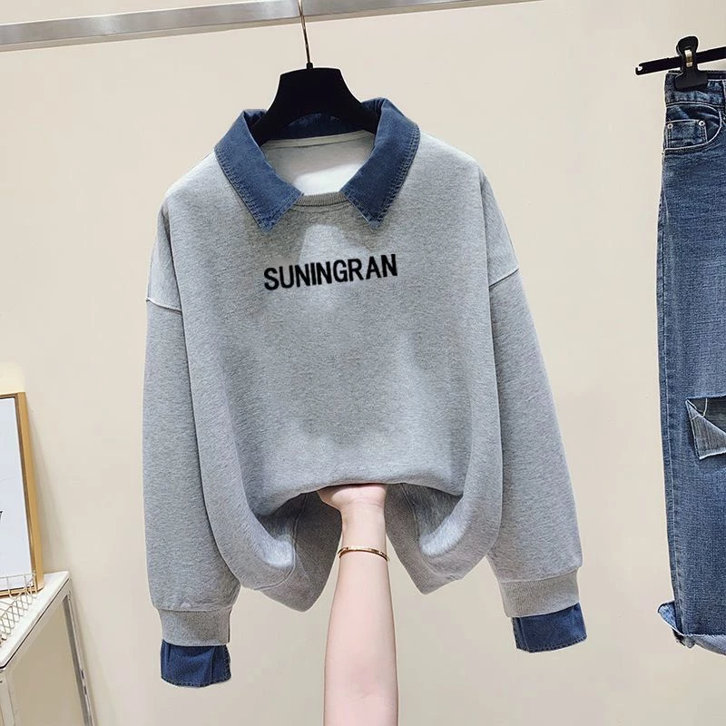 Áo hoodie Tay Dài Dáng Rộng Thời Trang Hàn Quốc 2023 Cho Nữ