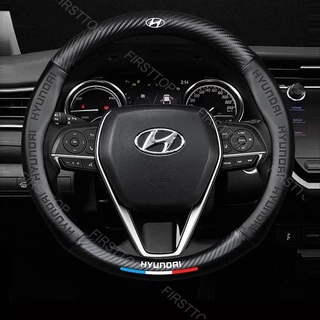 Da Vỏ Bọc Vô Lăng Xe Hơi hyundai accent Bằng Sợi carbon