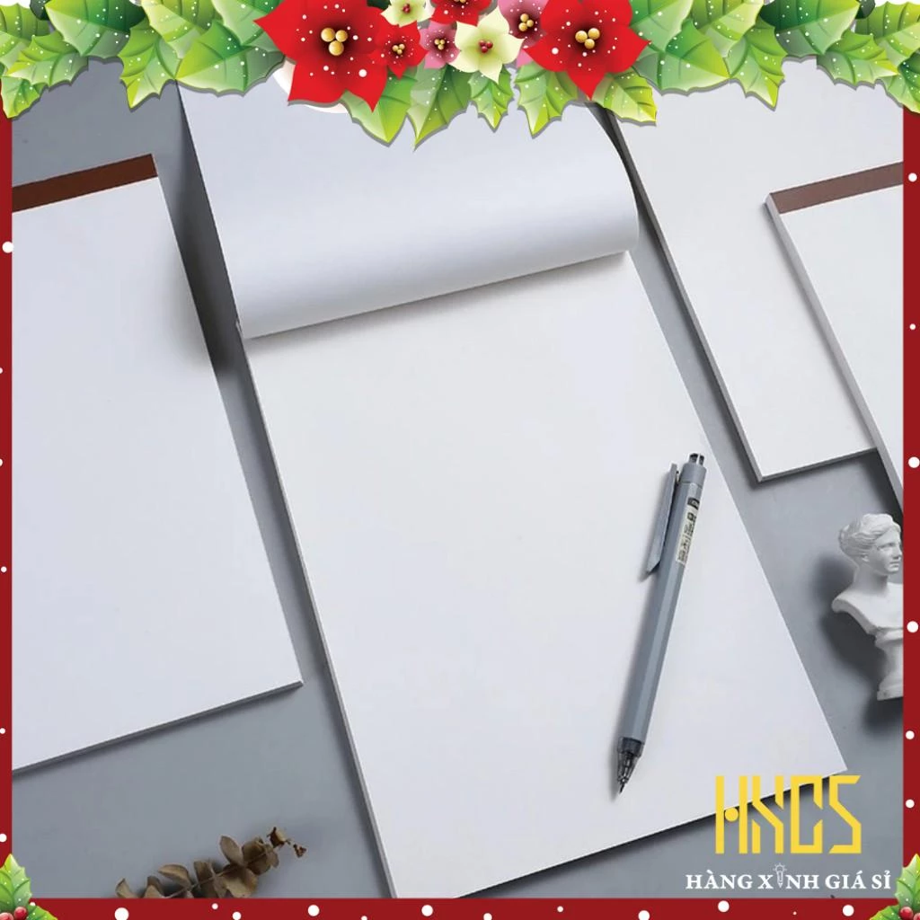 Giấy nháp A5 50 tờ trắng trơn 70gsm giá rẻ tiện lợi cho học sinh ghi chú.