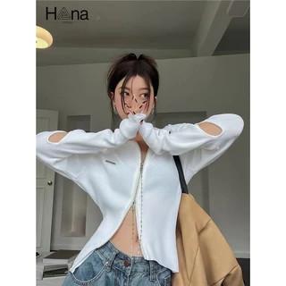 Hana Áo Len áo khoác cardigan Trendy Cute Thời trang Popular WMY23A0AIP 41Z231013