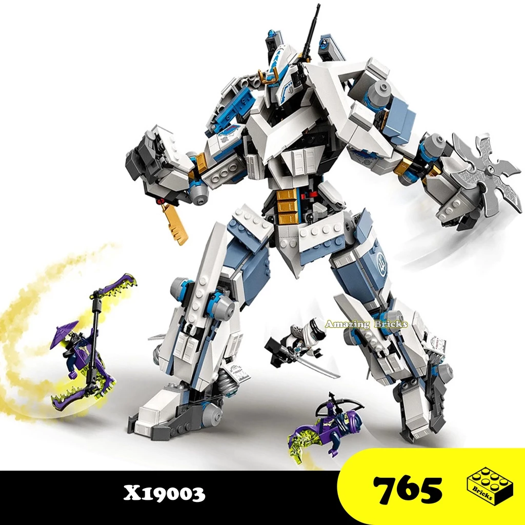 [SẴN] Đồ chơi Lắp ráp Robot Cuồng phong Ninja Go, X19003 Mecha Ninja, Xếp hình thông minh [TẶNG MÓC KHOÁ]