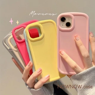 Compatible Ốp Điện Thoại silicone Mềm Nhám Màu Trơn Đơn Giản Cho iphone 15 14 13 12 11 pro max x xr xs max