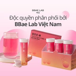 Viên Sủi Giảm Cân Chuyển hóa mỡ thừa Balporo Bbae Hàn Quốc hộp 3 lọ 30 viên chính hãng