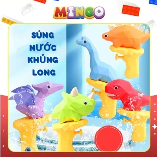 Đồ chơi Súng nước mini hình khủng long cute đồ chơi nước dễ thương cho bé từ 4 tuổi -MINGO