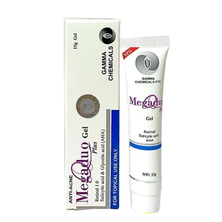 Megaduo  Gel giảm mụn ẩn, giảm thâm Megaduo Gel bản thường AHA và bản Plus Retinal